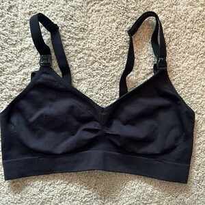 Black Maternity Bra S
